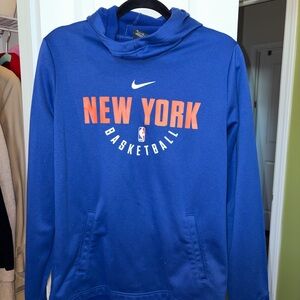Nike Blue New York Basketball Hoodie